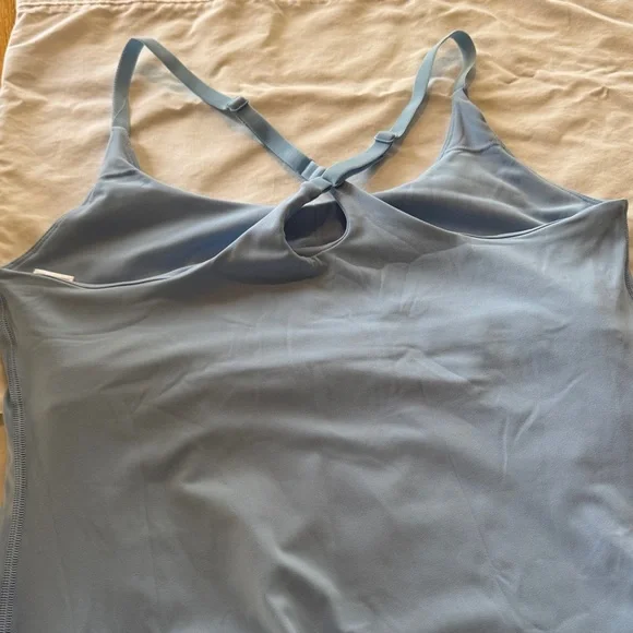 Sky Blue Women's Chemise Tennis Dress size Medium pads have been taken out - Picture 4 of 9